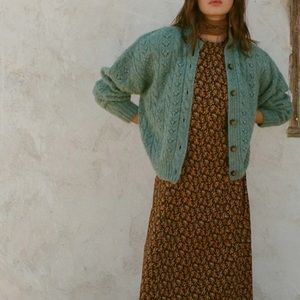 DOEN ADLER CARDIGAN
IN AGAVE- size M